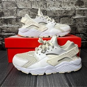 Nike Air Huarache All White Platinum 318429-111 Sneakers Shoes Men's Size 9